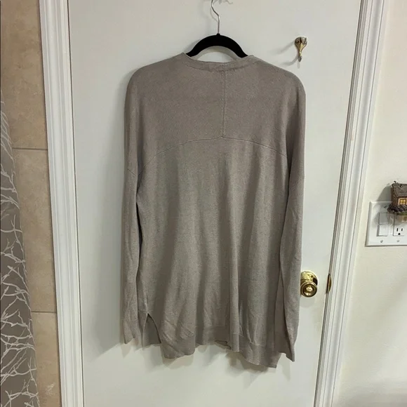 H by Halston Taupe Cardigan Sweater Silk/Cashmere Sz XL - Picture 8 of 10